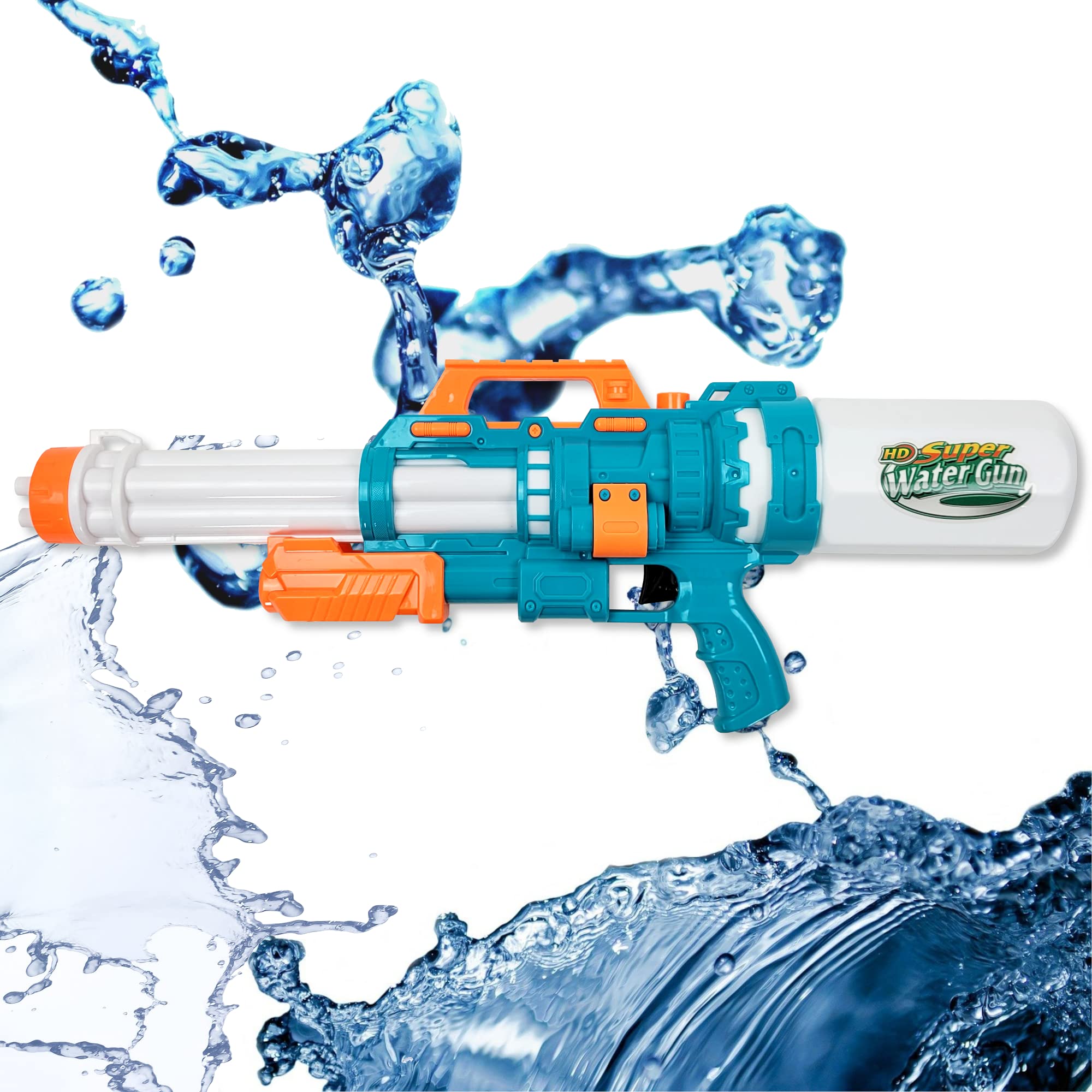 View 1 of ***FACTORY SEALED***22" Water Guns for Kids, Super Squirt Gun Water Soaker Blaster - Long Shooting Range Summer Water Toys Gun for Boys Girls and Adults Outdoor Pool/Garden Fighting (Super Green)