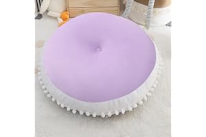 MeMoreCool Kids Floor Pillow Seating Round Floor Cushion Glow in Dark, Large Floor Pillow for Kids, Child Floor Pillow Cushion for Sitting, Big Circle Pillow Seat for Floor Playroom Reading Nook
