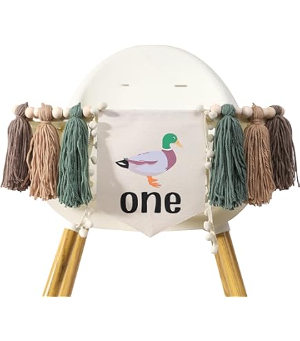 Kreatwow Duck 1st Birthday Decoration Duck 1st Hanging