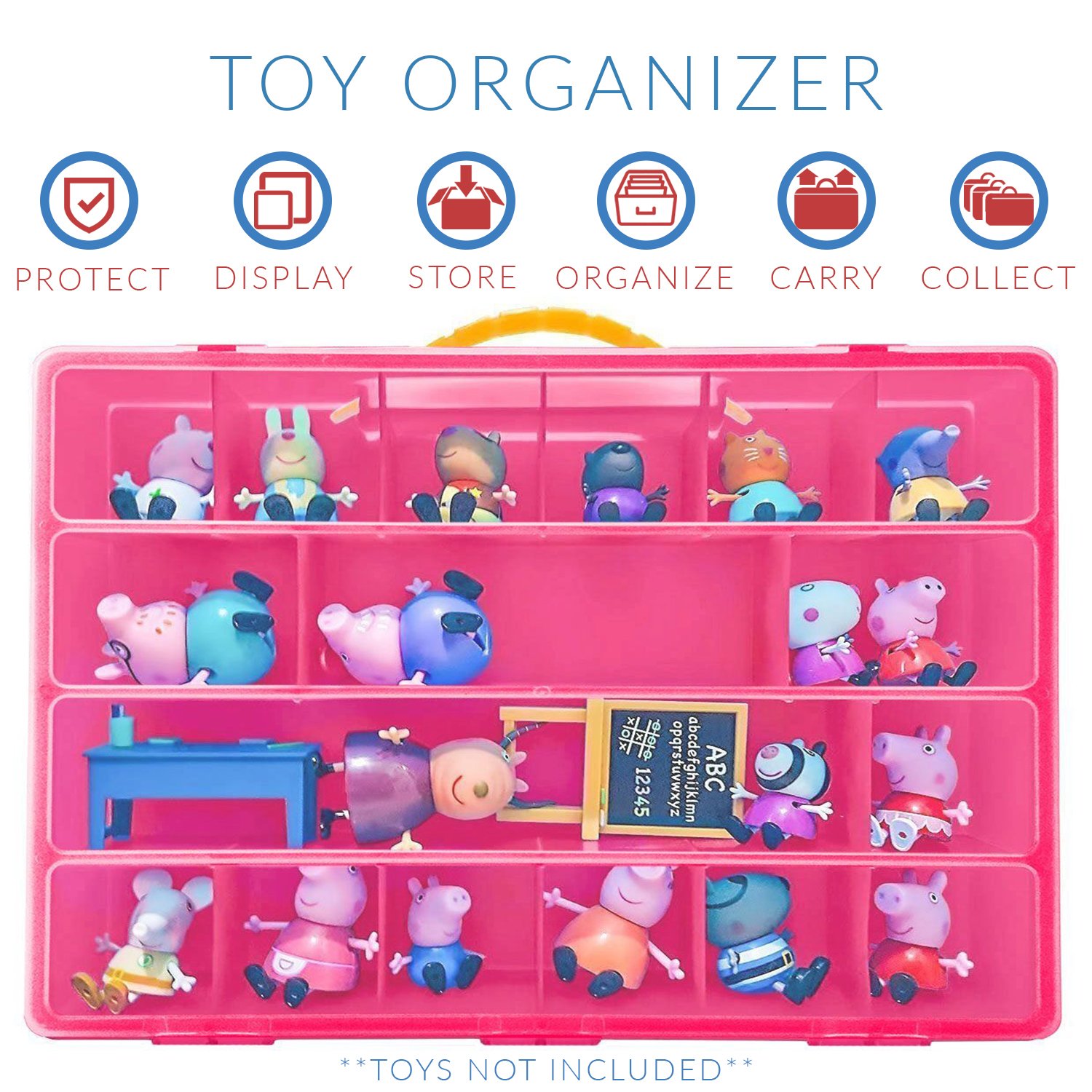 peppa pig toy organizer