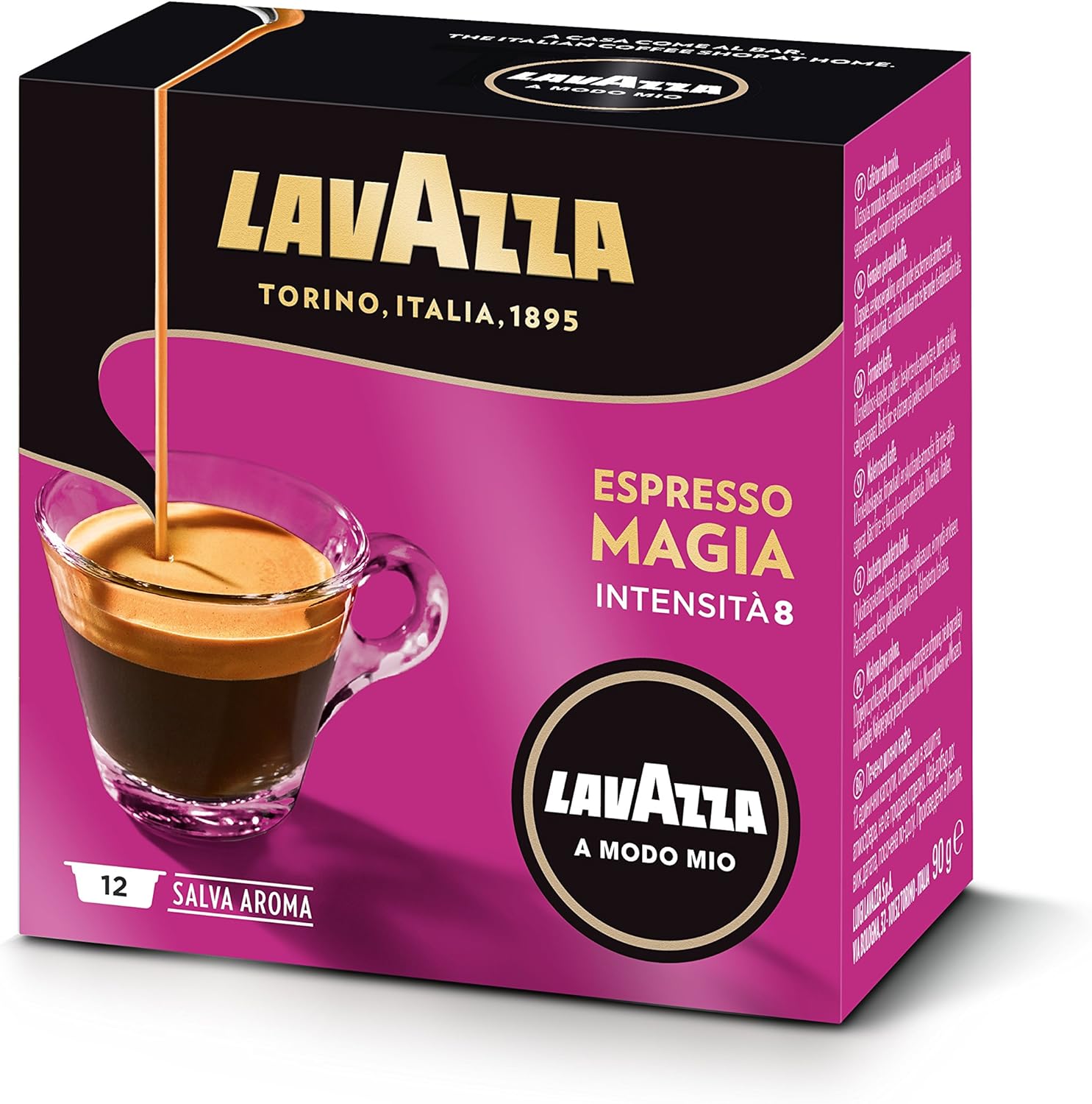 Lavazza A Modo Mio Espresso Magia, 2x 12 Caps (2x 90g) Amazon.it Casa