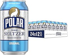 Polar Seltzer Water Original, 12 fl oz cans, 24 pack