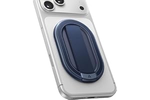 andobil [2025 All-New] Magnetic Phone Grip for Magsafe w/Finger Strap [Comfortable & Durable] Magnetic Phone Ring Holder for MagSafe Accessories & iPhone 17 Air 16 Pro Max Plus 15 14 13 12, Deep Blue