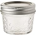 Ball Tota 4-Ounce Quilted Crystal Jelly Lids and Bands, Set of 12-2 Pack (Total 24 Jars), 24-pack, Clear