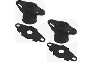 NEWPARTS Pair Set of 2 Rear Upper Shock Mount For Dodge Durango Jeep Grand Cherokee without w/o Load Leveling Suspension
