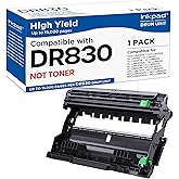 DR830 Drum Unit 1 Pack (No Toner) Replacement for Brother DR-830 830 to use with HL-L2460DW DCP-L2640DW HL-L2480DW MFC-L2807D