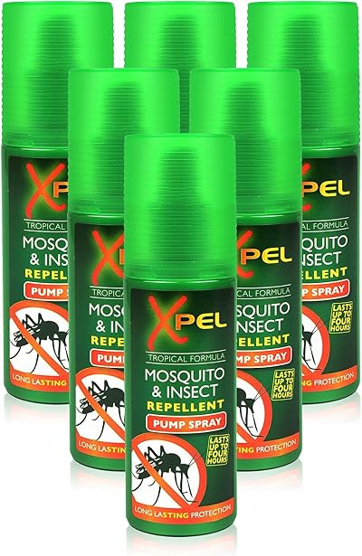 Xpel Mosquito Insect Repellent Tropical Formula 70ml Pump Spray