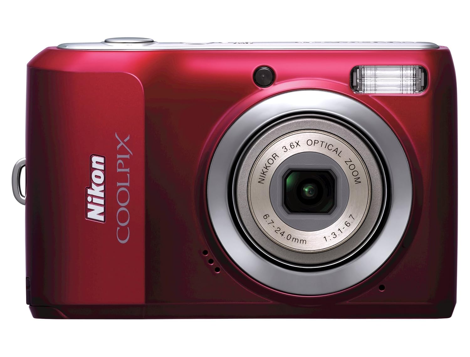 Amazon.com : Nikon Coolpix L20 10MP Digital Camera with 3.6 Optical Zoom  and 3 inch LCD, (Deep Red) : Point And Shoot Digital Cameras : Camera &  Photo
