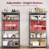 Yaheetech 5 Tier Garage Shelving Unit Heavy Duty 150KG per Shelf 750KG view 4
