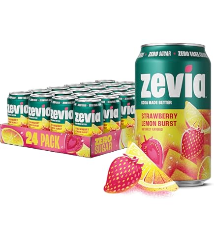 Amazon.com : Zevia Zero Sugar, Kids Fruit Punch Sparkling Drink