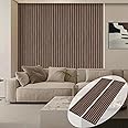 ARMURO Wood Panels for Wall - 2 PCS Wood Slat Wall Panel, Natural Walnut Veneer Acoustic Wall Panels - 12.6" W x 94.5" L