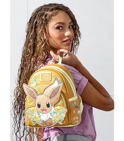 Loungefly Pokemon Eevee All Over Print Mini Backpack, Other/Mixed, Talla única