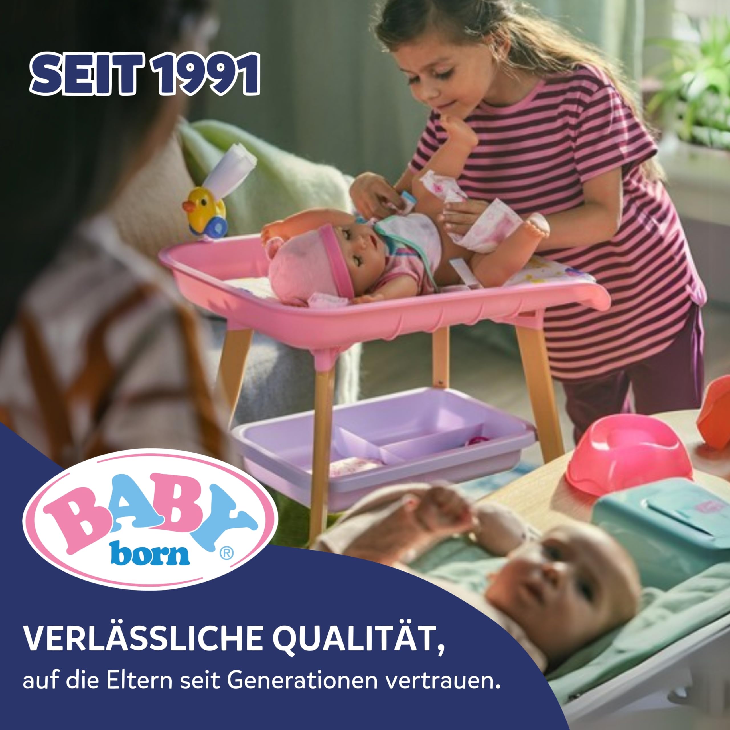 BABY Born Emily Lauf mit Mir - 43 cm Puppe mit elektronischen Funktionen - Krabbel- & Lauflernpuppe mit Soundfunktion - Inkl. rosa Strampler & Mütze - Geeignet für Kinder ab 3 Jahren 9