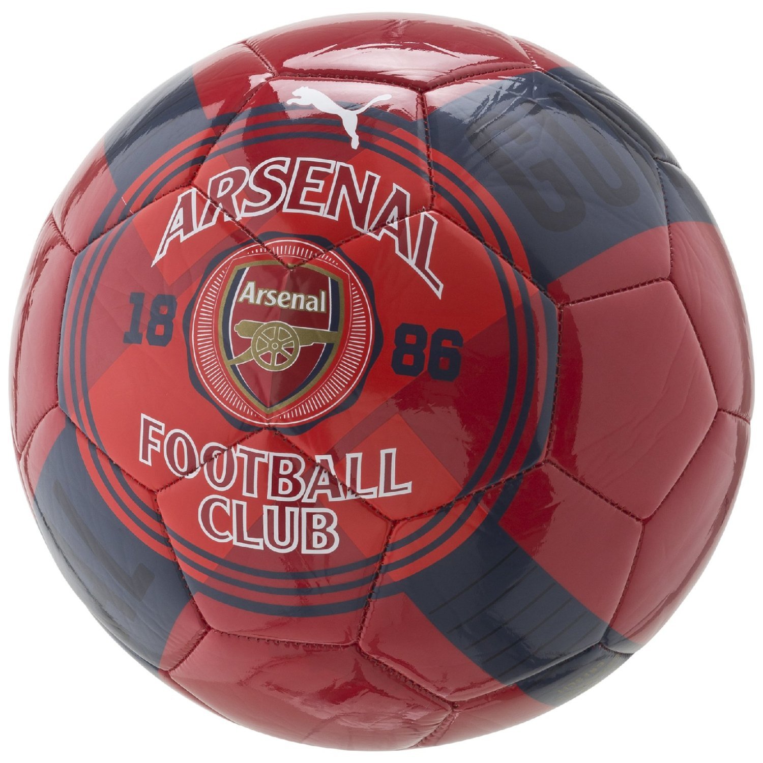 Puma Arsenal Crest Graphic Soccer Ball Size 4 Sports & Outdoors