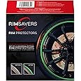 RimSavers (Green) Wheel Rim Protectors Guard Alloy Wheel from Curb Rash – Set of 4 Rim Protectors Easy to Install