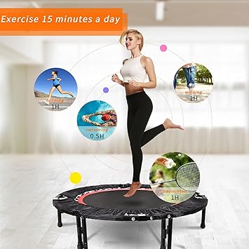 Fitness entrenamiento 40 cm Mini trampolín cama elástica con ...