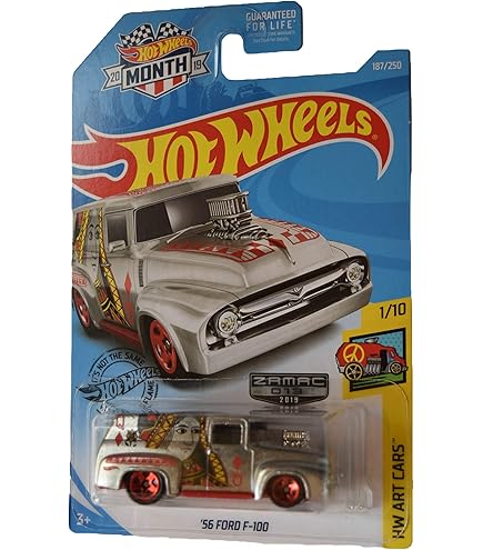 No276. 100% Hot Wheels Ford 13台セット Hot Wheels '56 Ford F-100, Metro 8/10 [red] | Amazon.com.br