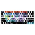 HRH Ableton Live Functional Shortcut Hotkey Keyboard Cover Silicone Skin for Magic Wireless Keyboard MLA22LL/A (A1644,2015 Released) with US Layout