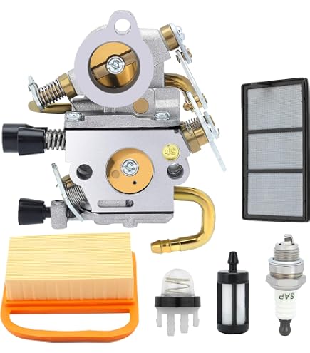 Kit Ricambio Motosega Stihl TS410 TS420 &ndash; Filtro Carburante, Tubo, Bulbo Primer, Candela