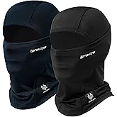 LONGLONG Balaclava Ski Mask Moisture Wicking Full Face Mask Windproof Warm Double Layers Winter Skiing Men Women