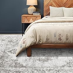Area Rug 5x7 Vintage Rugs: Washable Indoor