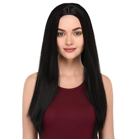Sourire By Crz 26 Black Long Hair Wigs For Women Straight For