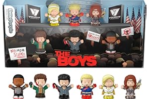 Little People Collector The Boys Special Edition Set with Character Figures in a Display Box for Adults & Fans, 6 Figures