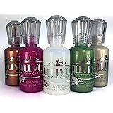 Nuvo Crystal Drops - Seasonal Set - Rubarb Crumble, Bottle Green, Copper Penny, Pale Gold & Morning Dew