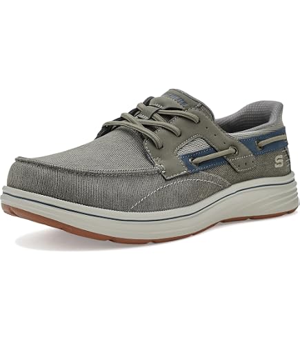 Amazon.com | Skechers Men's Hasting - Niko Moc Toe Bungee Lace