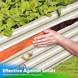 Quictent Galvanized Raised Garden Bed Metal Planter