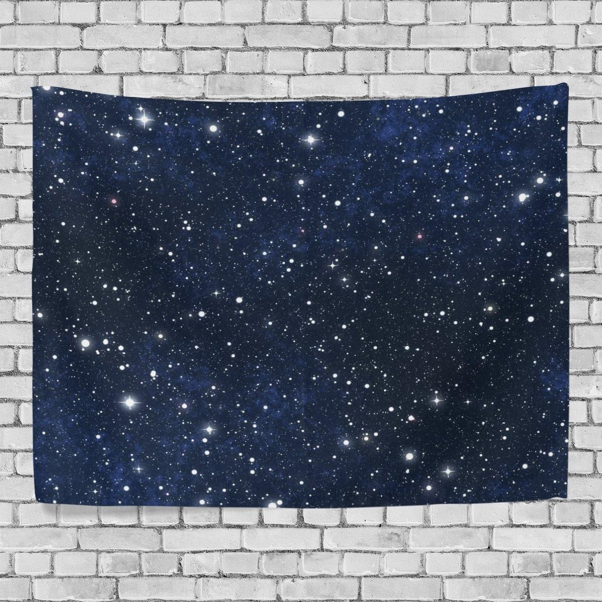 Space Starry Sky Deep Outer Space Nebula and Galaxy in The Universe Pattern Tapestry Wall Hanging Small for Bedroom Living Room Dorm Wall Art 60 x 40 inches