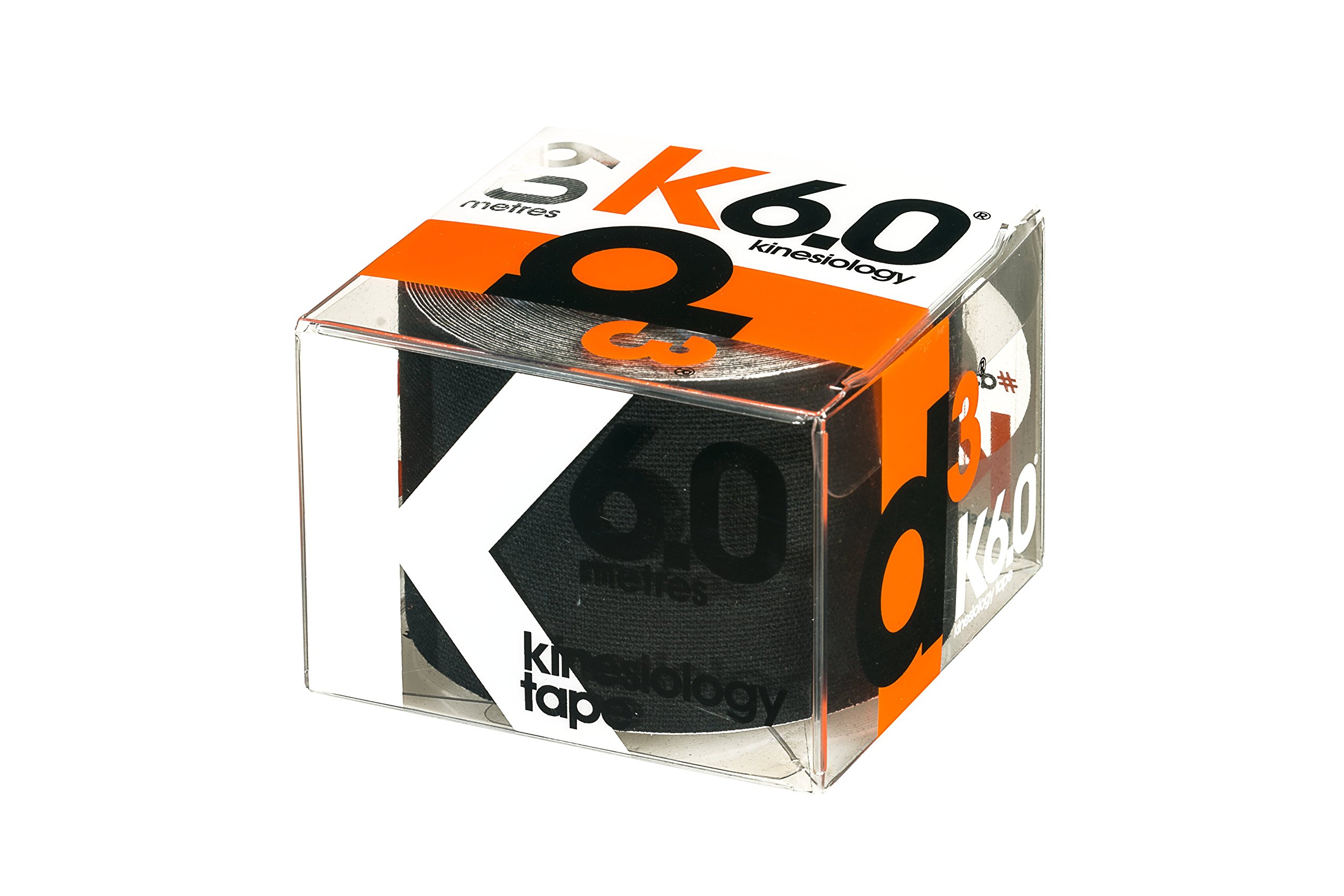 D3 K6.0 Kinesiology Tape (Black, 1 Roll)