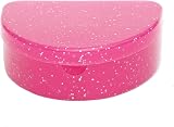 Dental Aesthetics Slim Orthodontic Dental Case Glitter Pink view 2