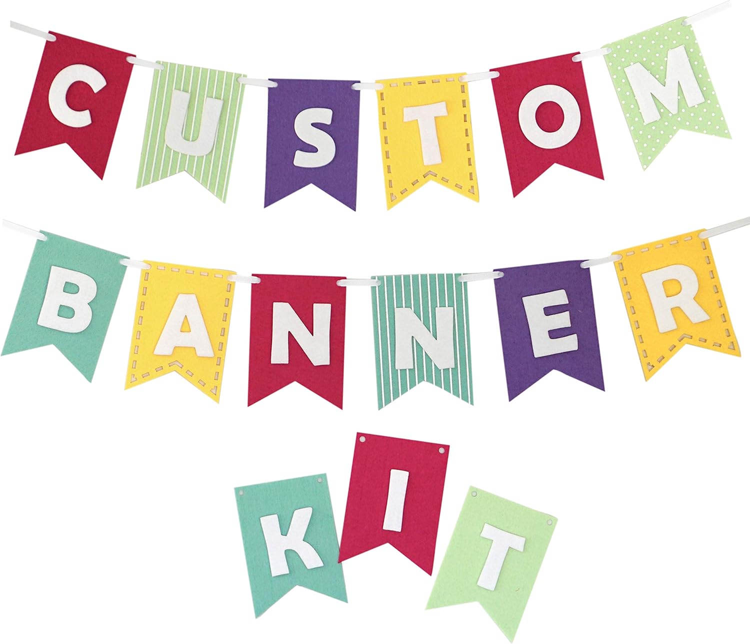 Amazon Com Decomod Custom Banner Kit Bunting Letters Laser Cut