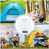 Gwtdtoad 200x200cm Aluminium Foil Camping Mat Insulated Foldable Sleeping Pad view 3