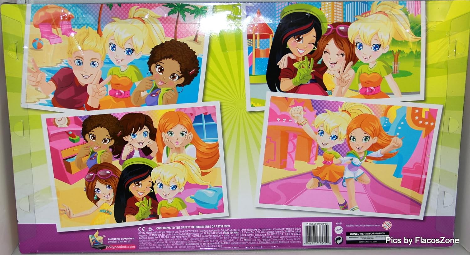 polly pocket 150 piezas