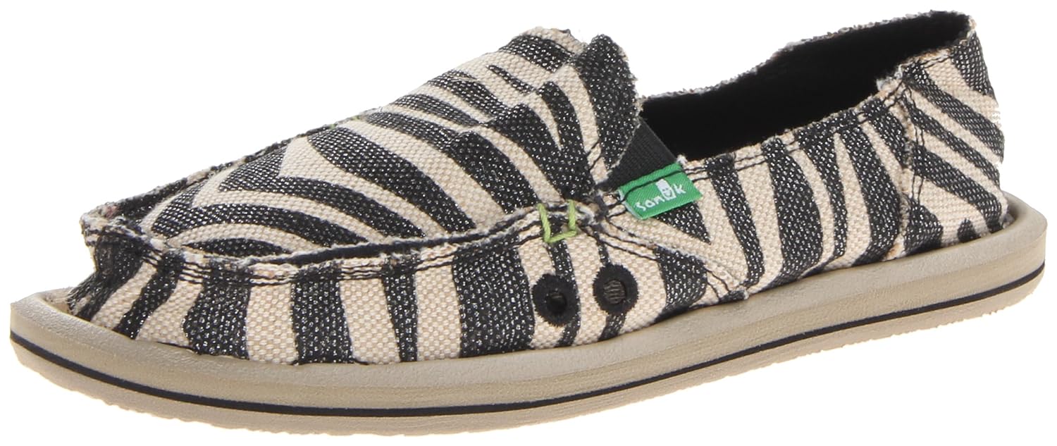 sanuk zebra print shoes