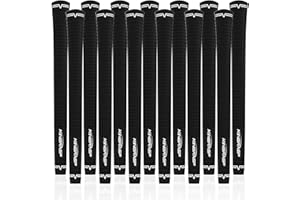 KINGRASP Golf Grips, Standard/Mid Size 5 Colors for Choice, Rubber Golf Club Grips Golf Grips Kit