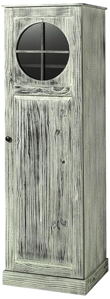 LifeStyleDesign Schrank Holz Grau: Amazon.de: Küche & Haushalt