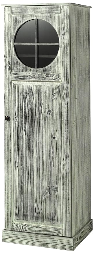 LifeStyleDesign Schrank Holz Grau: Amazon.de: Küche & Haushalt