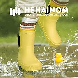 Hehainom Toddler Kids Rain Boots for Girls Boys