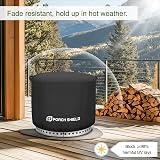 Porch Shield UV-Resistant Solo Stove Bonfire Cover 22" Waterproof Black view 5