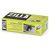 Zilla Low Profile Reptile Light Fixture, Terrarium Single | Reptile heat lamp fixture with spring clips, one socket for uvb, visible light, ceramic heat emitter bulbs sold separately