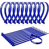 Roowest 1000 Pcs Plastic Truck Trailer Door Seals, Tamper Evident Security Tags, Numbered Safety Disposable Locks for Container Logistics Transport Package Shipping(Blue)