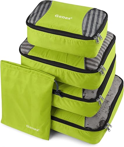 Gonex Packing Cubes Travel Luggage Packing Organizer Laundry Bag