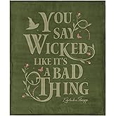 Northwest Wicked Say Wicked Silk Touch Throw Blanket 50x60 inches