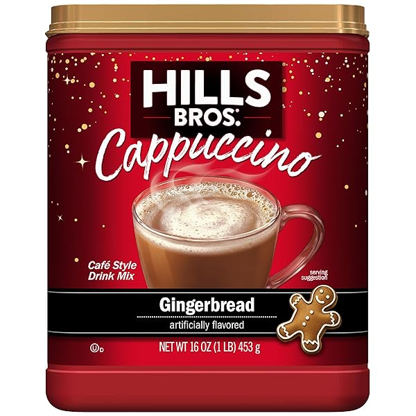HILLS BROS. CAPPUCCINO MIX – RICH, FROTHY COFFEEHOUSE-TASTING...