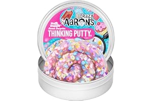 Crazy Aaron's Thinking Putty® - Sweet Surprise - Clear Sensory Putty for Kids and Grown ups in a 4" Tin - Creative and Endless Fun, Stress Relief Therapy Toys, Never Dries Out - Made in USA