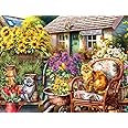 Buffalo Games - Tom Wood - Country Cats - 750 Piece Jigsaw Puzzle for Adults -Challenging Puzzle Perfect for Game Nights - Finished Size is 24.00 x 18.00