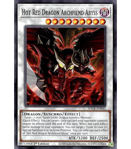 Amazon.com: Red Dragon Archfiend/Assault Mode - SDCK-EN017 - Common